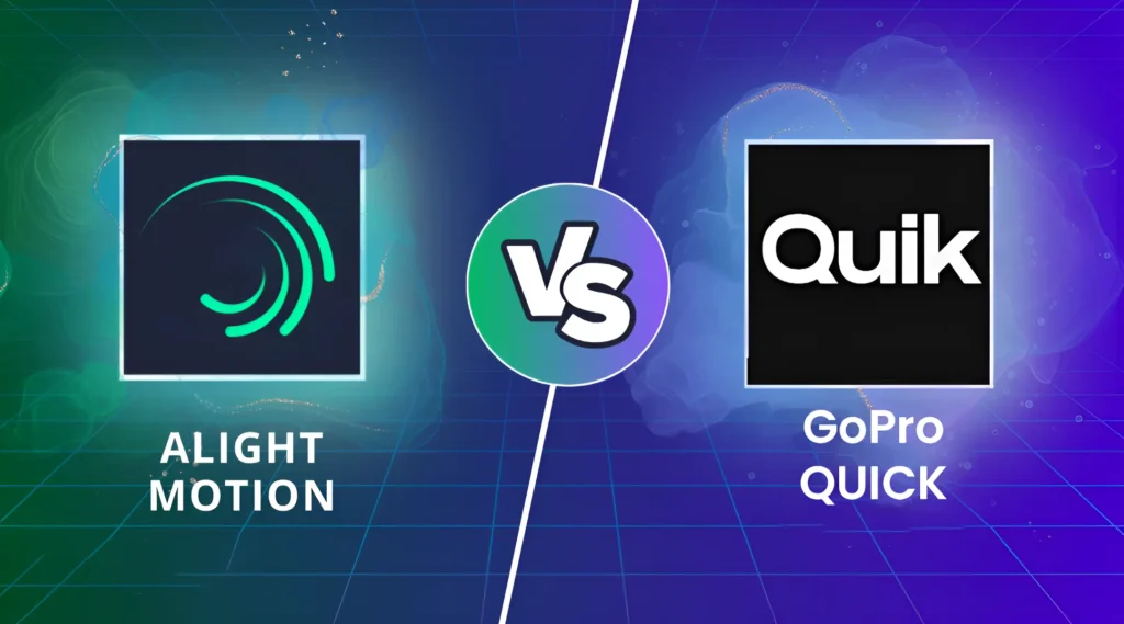 Comparing Alight Motion and GoPro Quik editing features 2025